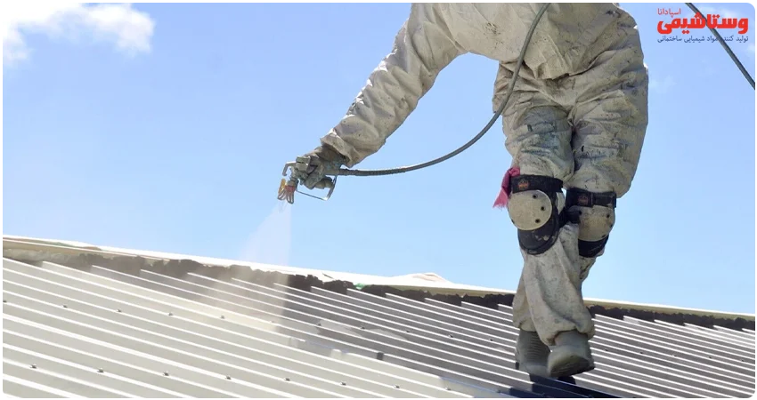 اجرای عایق نانو روی سقف شیب دار