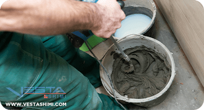 مراحل اچرای گروت پایه سیمانی