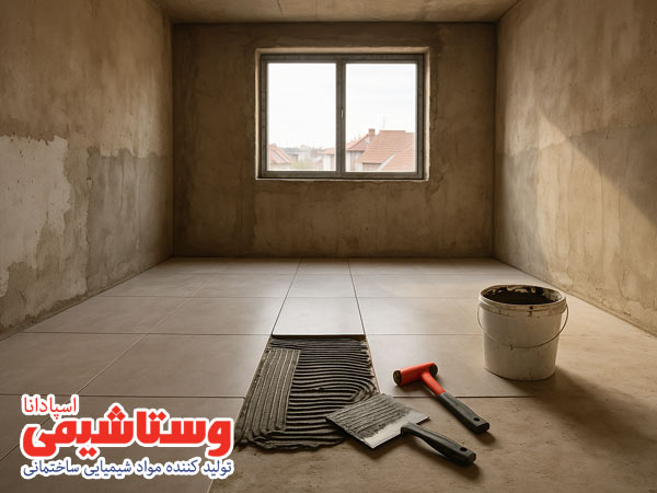 مقدار چسب کاشی برای هر متر مربع